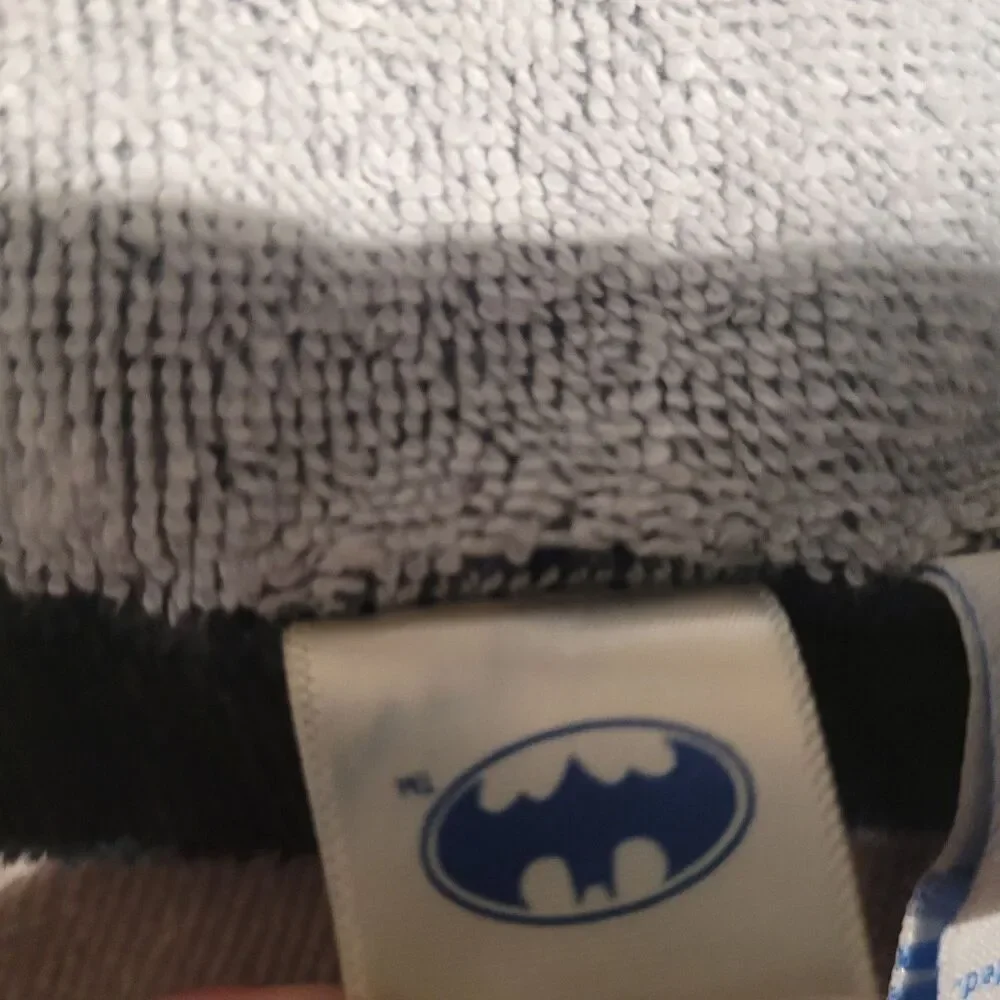Retired Pottery Barn Kids Hooded Batman DC Comics Beach Bath Towel 30”x 50” 2013